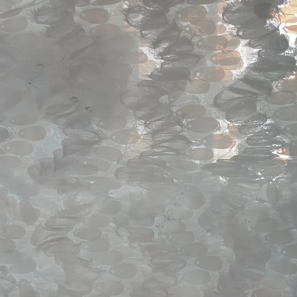 Zara White Sequence crop top - Picture 8 of 10